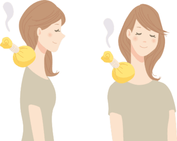 首肩回りを温める