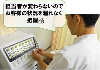 担当者が変わらないのでお客様の状況を漏れなく把握しています