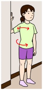 大胸筋ストレッチ