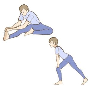 ふくらはぎと足の裏のストレッチ