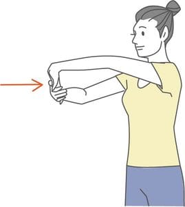 前腕内側ストレッチ