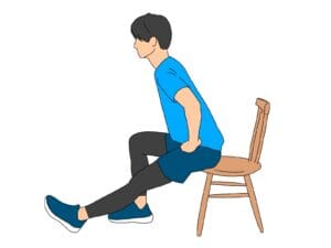 ハムストリングスのストレッチ